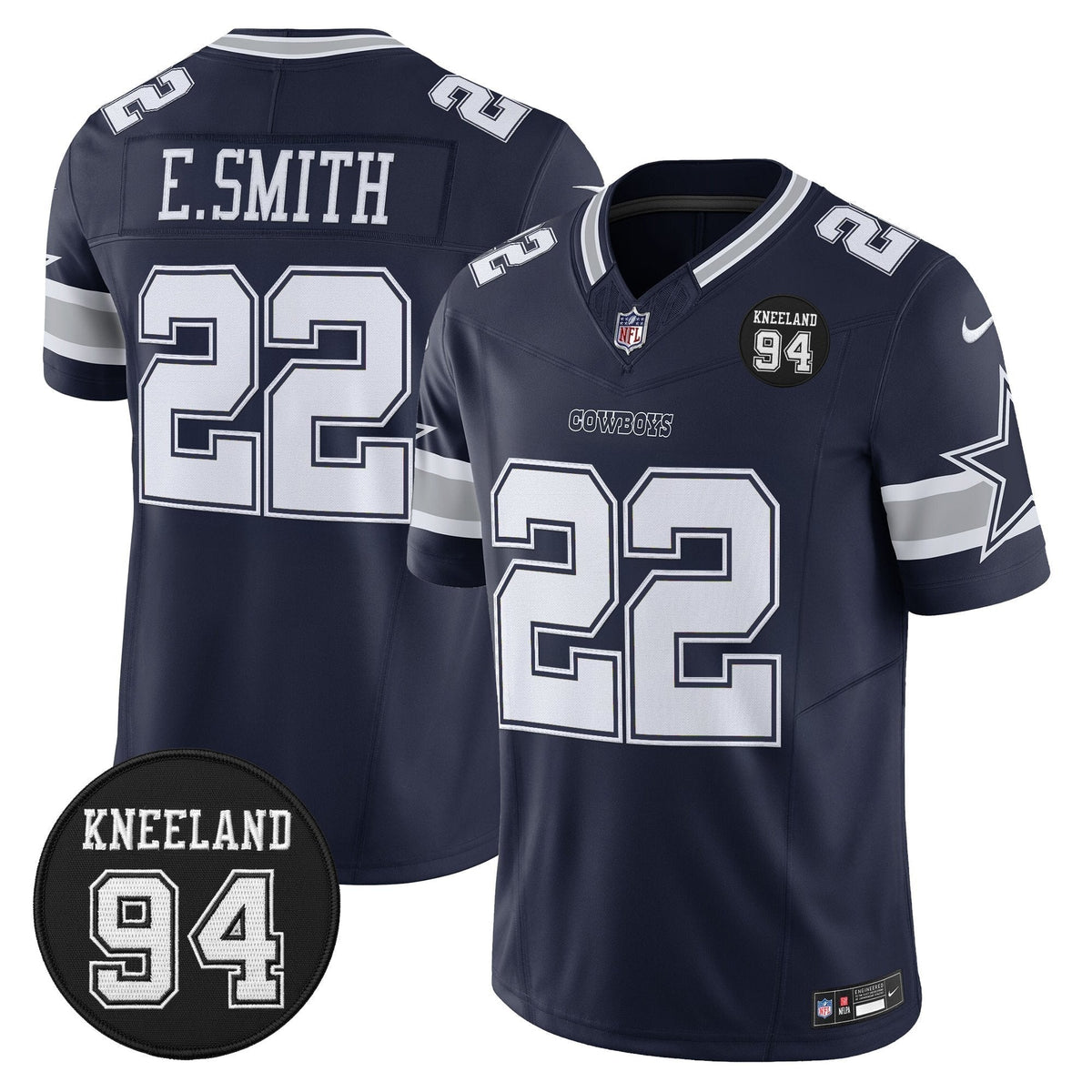 DAL #94 Marshawn Kneeland Memorial Patch Vapor Limited Jersey