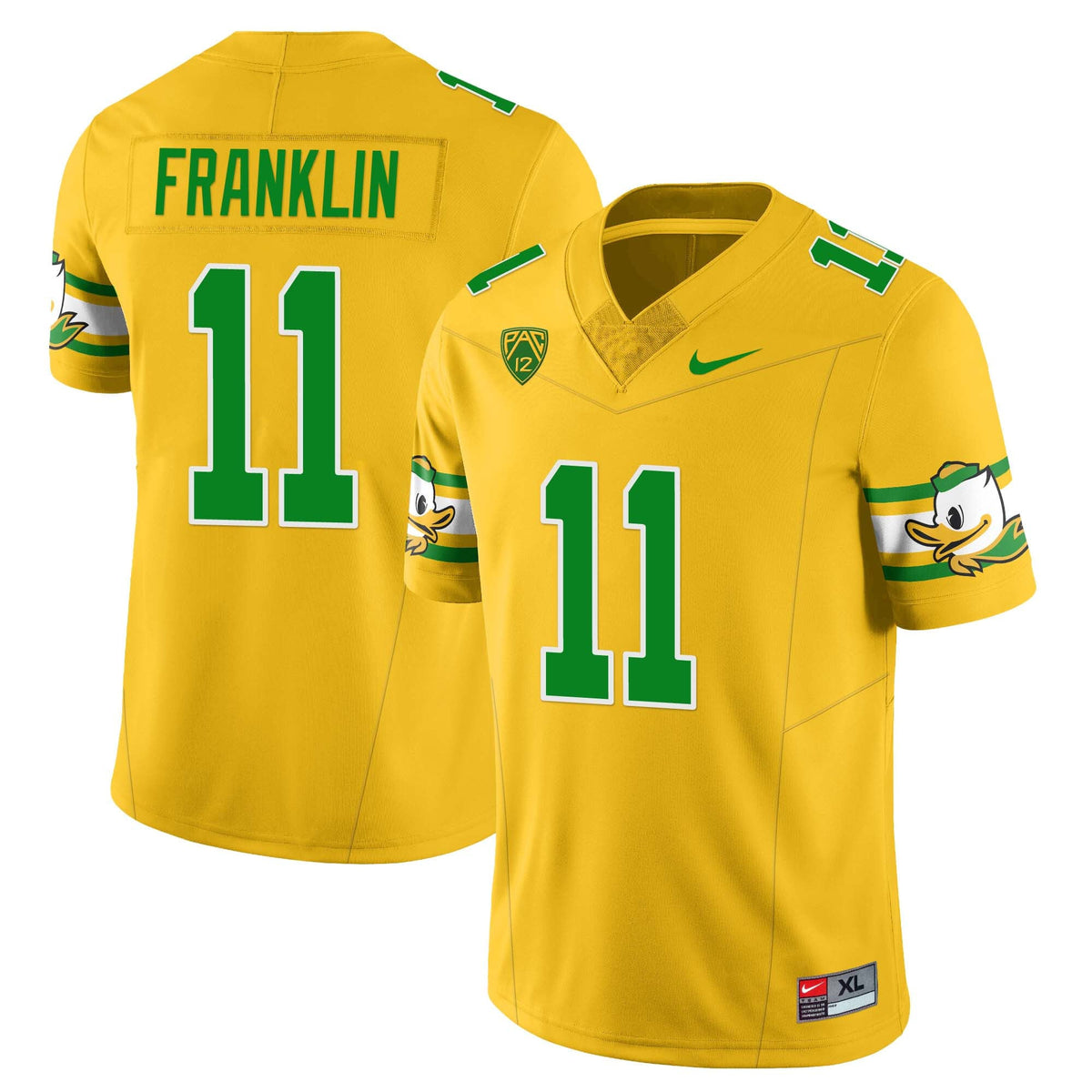 Women’s Oregon Ducks ‘Mighty Oregon’ Throwback Football Jersey – All Stitched