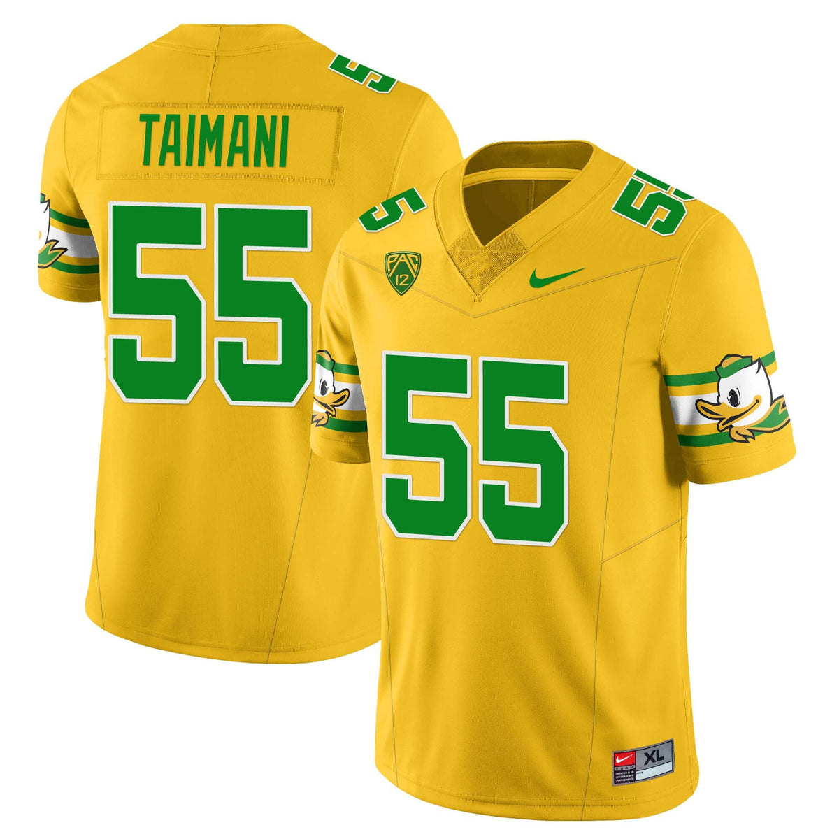 Women’s Oregon Ducks ‘Mighty Oregon’ Throwback Football Jersey – All Stitched
