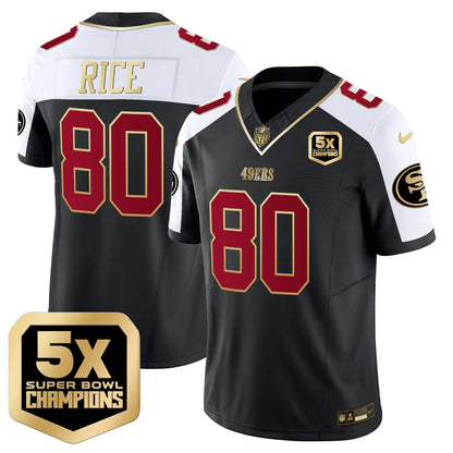 SF 5x Super Bowl Champions Vapor Limited Jersey - All Stitched