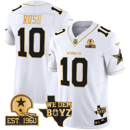 DAL Est. 1960 & We Dem Boyz Patch Gold Vapor Limited Jersey V2