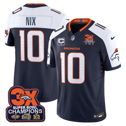 DEN 3-Time Champions Patch Vapor Limited Jersey