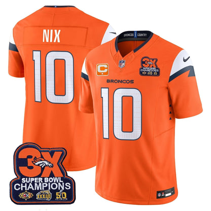 DEN 3-Time Champions Patch Vapor Limited Jersey