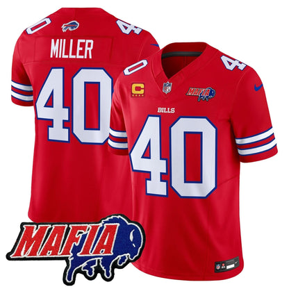 BB 2024 BUF Mafia Patch Vapor Limited Jersey