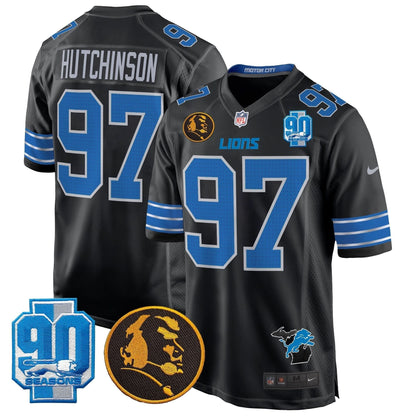 DET 2024 90th & John Madden Patch Game Jersey