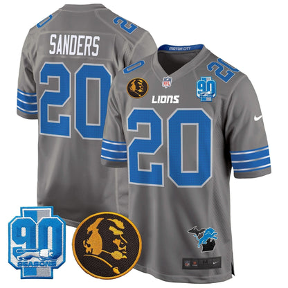 DET 2024 90th & John Madden Patch Game Jersey