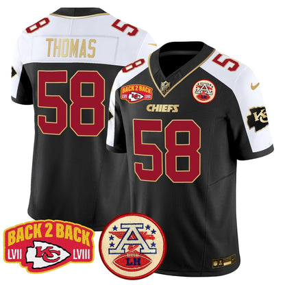 KC Super Back 2 Back Patch Vapor Limited Jersey