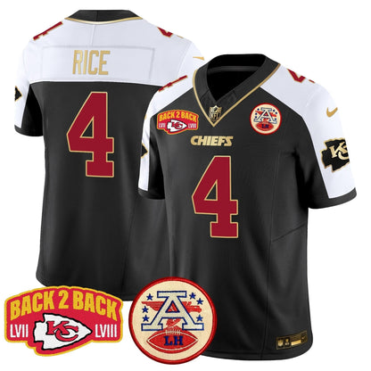 KC Super Back 2 Back Patch Vapor Limited Jersey