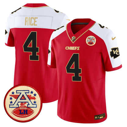 KC 2024 Lamar Hunt Patch Vapor Limited Jersey
