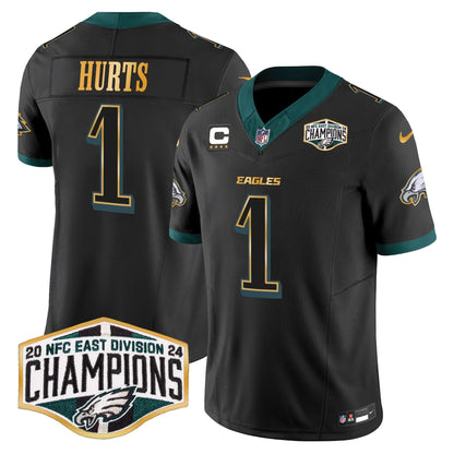 PHI 2024 NFC East Division Champions Gold Trim Vapor Limited Jersey