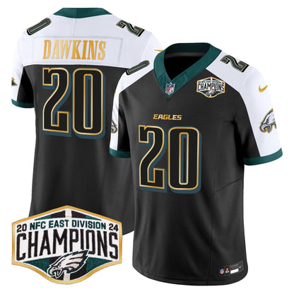 PHI 2024 NFC East Division Champions Gold Trim Vapor Limited Jersey