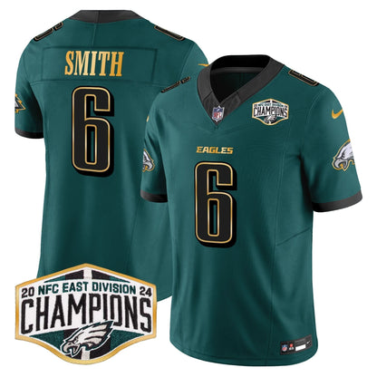 PHI 2024 NFC East Division Champions Gold Trim Vapor Limited Jersey