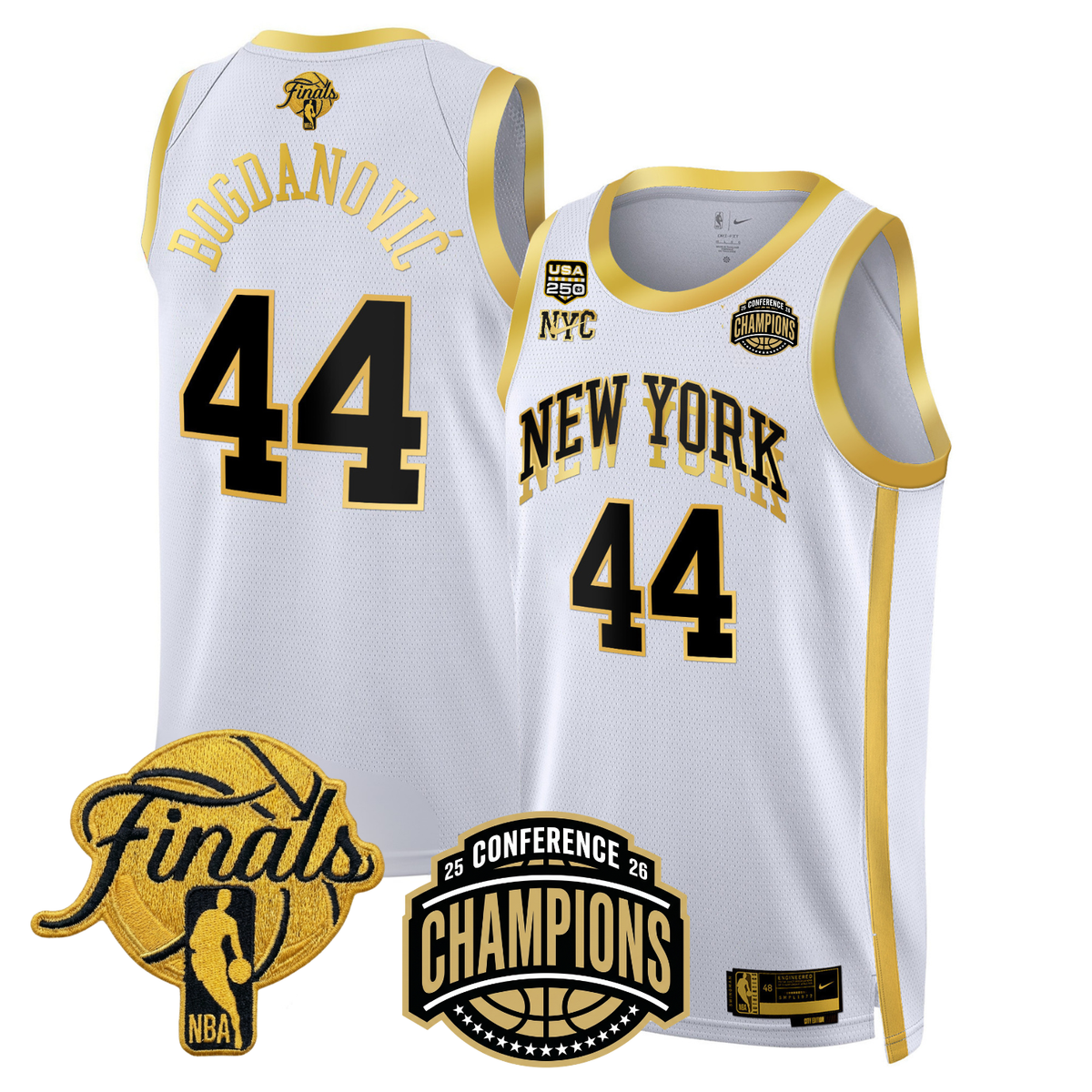 NYK 2026 Finals Limited Gold Jersey V2 - Stitched