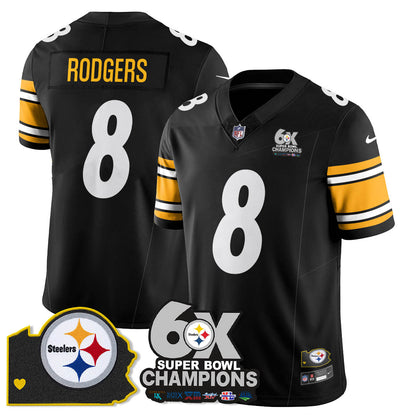 PIT 6-Time Champions Patch Vapor Limited Jersey