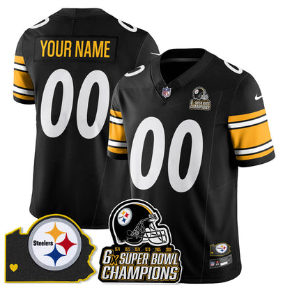 PIT 6-Time Champions Patch Vapor Limited Jersey