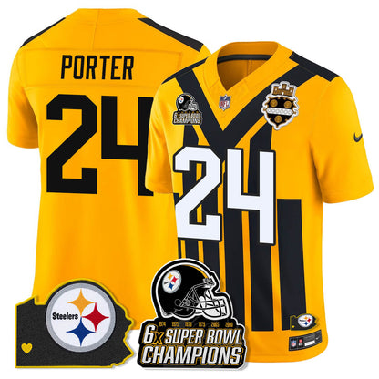 PIT 6-Time Champions Patch Vapor Limited Jersey