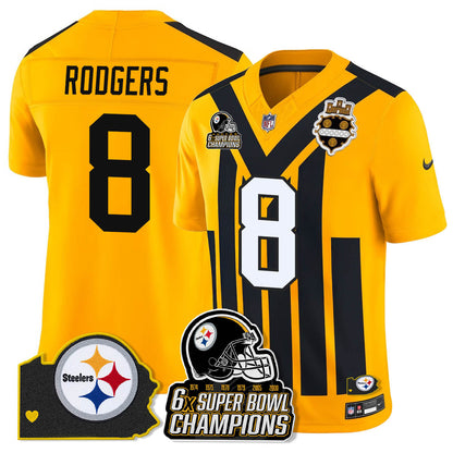 PIT 6-Time Champions Patch Vapor Limited Jersey