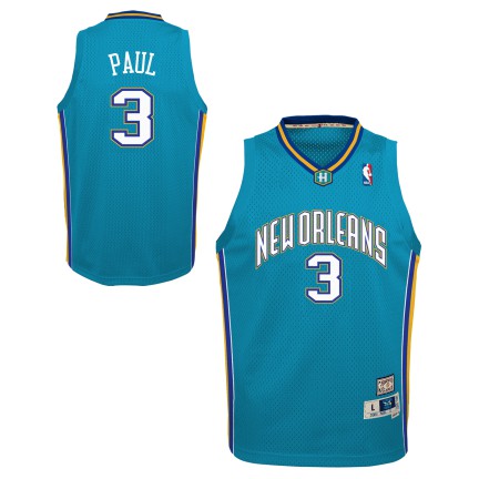 Chris Paul New Orleans Hornets Mitchell & Ness Teal 2005-06 Hardwood Classics Swingman Jersey