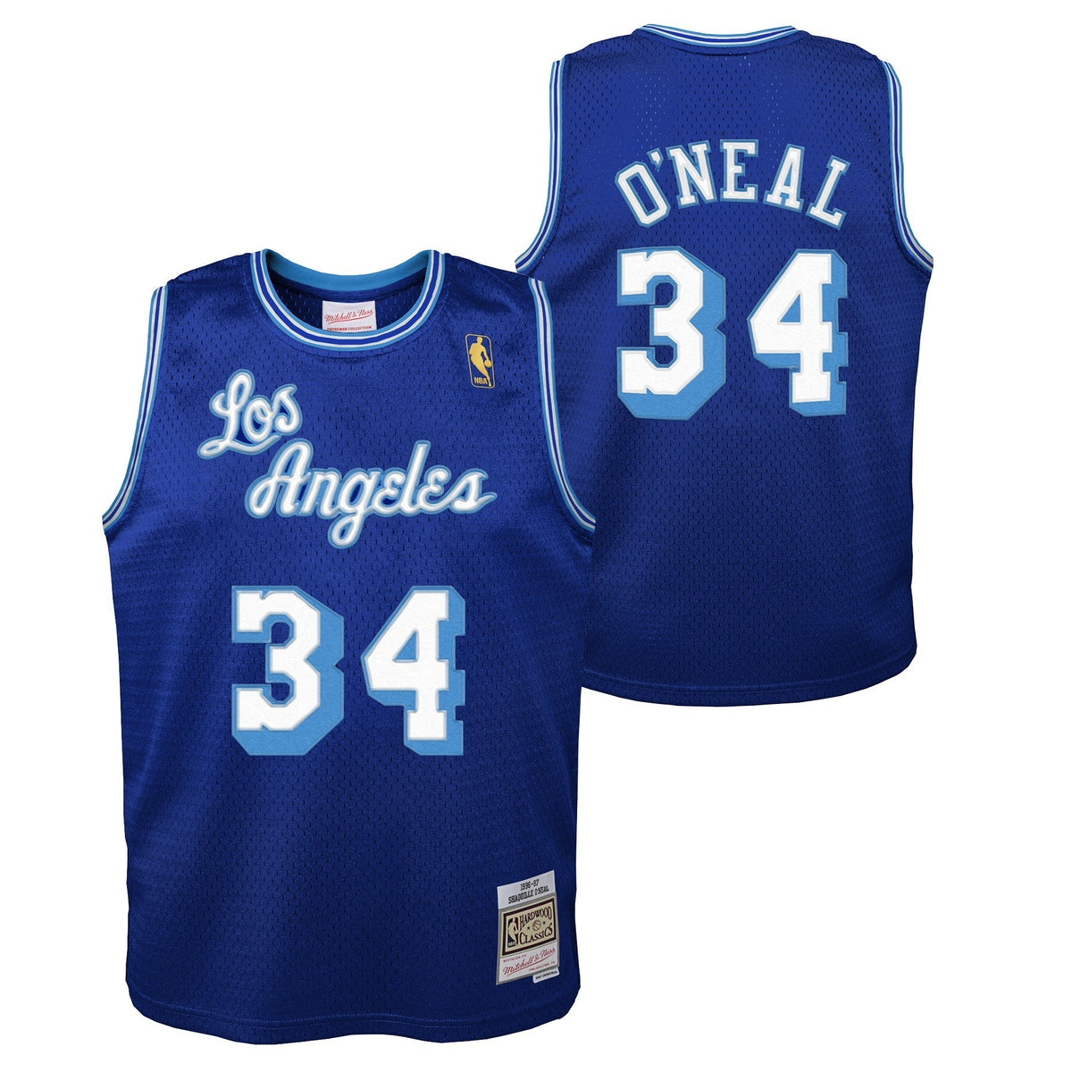 Los Angeles Lakers Shaquille O'Neal Mitchell & Ness Blue 1996-97 Hardwood Classics Swingman Jersey