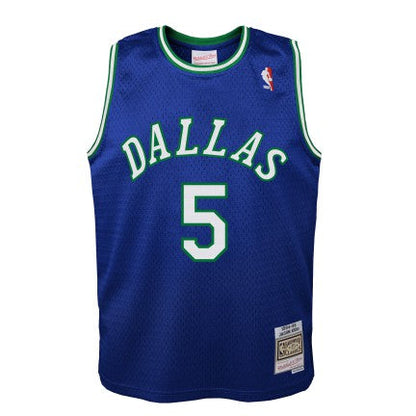Jason Kidd Dallas Mavericks Mitchell & Ness Blue 1994-95 Hardwood Classics Swingman Jersey