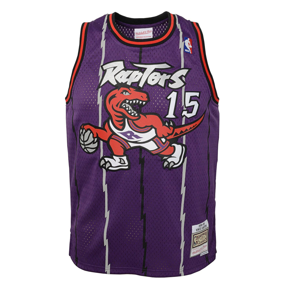 Toronto Raptors Vince Carter Mitchell & Ness Purple Hardwood Classics Jersey