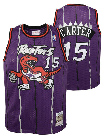 Toronto Raptors Vince Carter Mitchell & Ness Purple Hardwood Classics Jersey