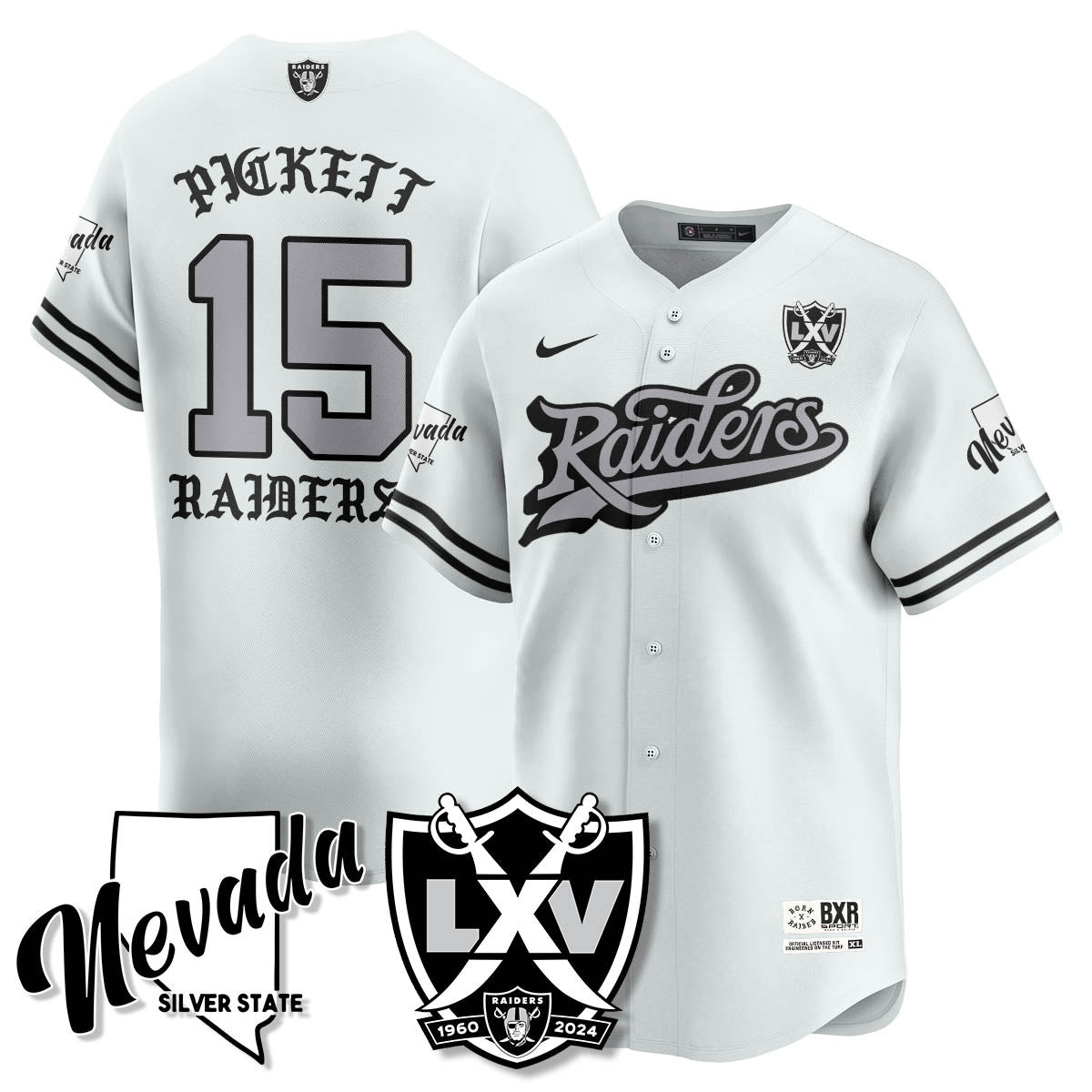 LVR Born x Raised Baseball Jersey - All Stitched