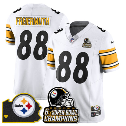 PIT 6-Time Champions Patch Vapor Limited Jersey