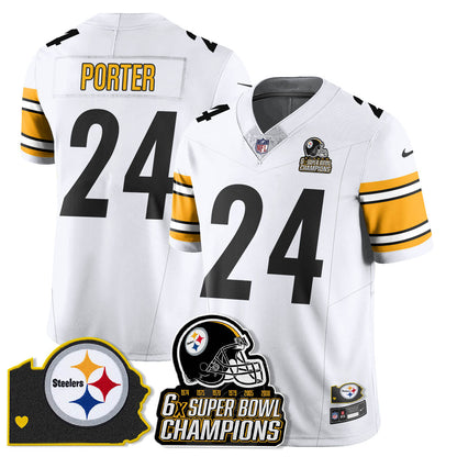 PIT 6-Time Champions Patch Vapor Limited Jersey