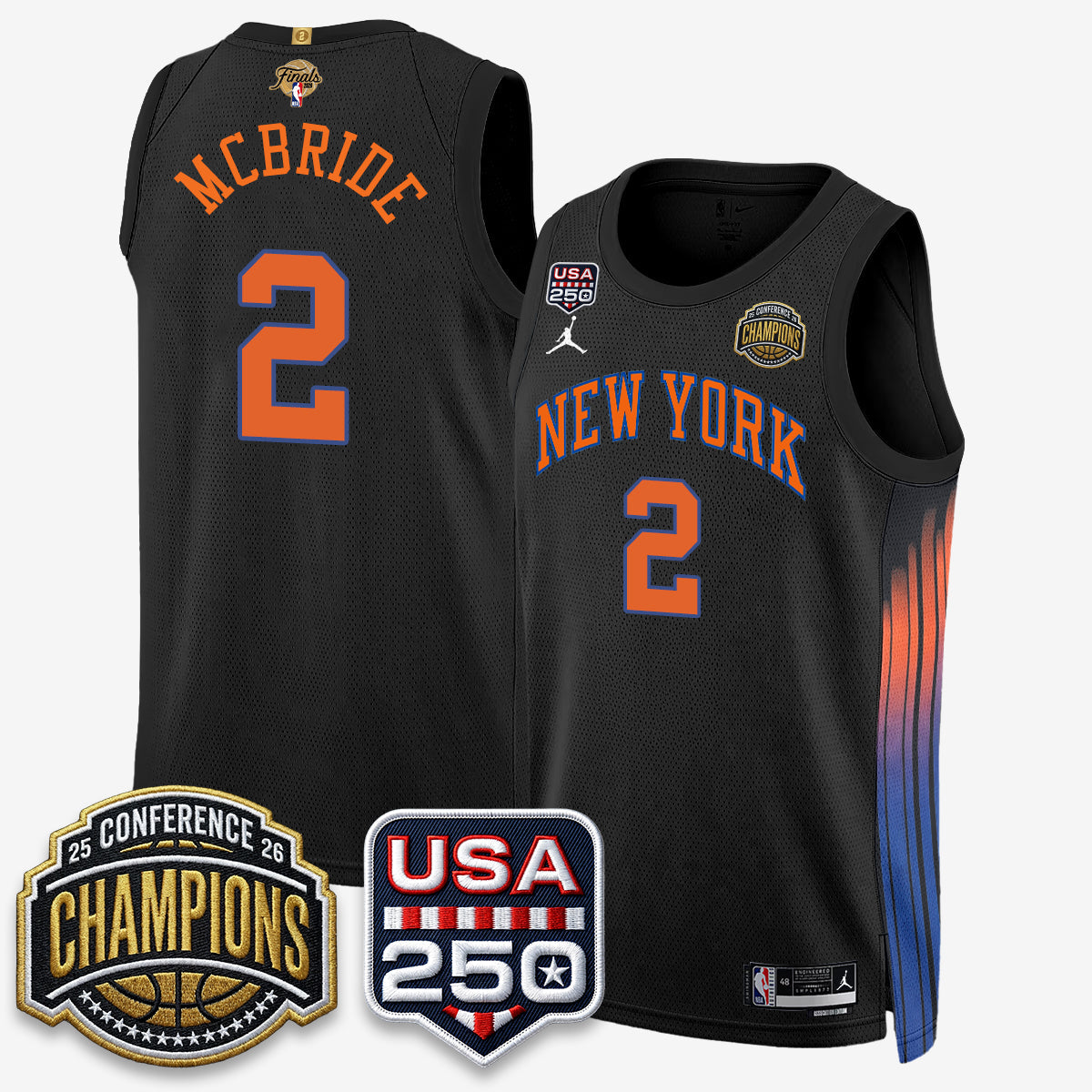 NYK 2026 NBA Eastern Conference Champions City Edition Jersey V2- Stitched (2)