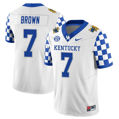 Men’s Kentucky Wildcats Football Jersey – All Stitched