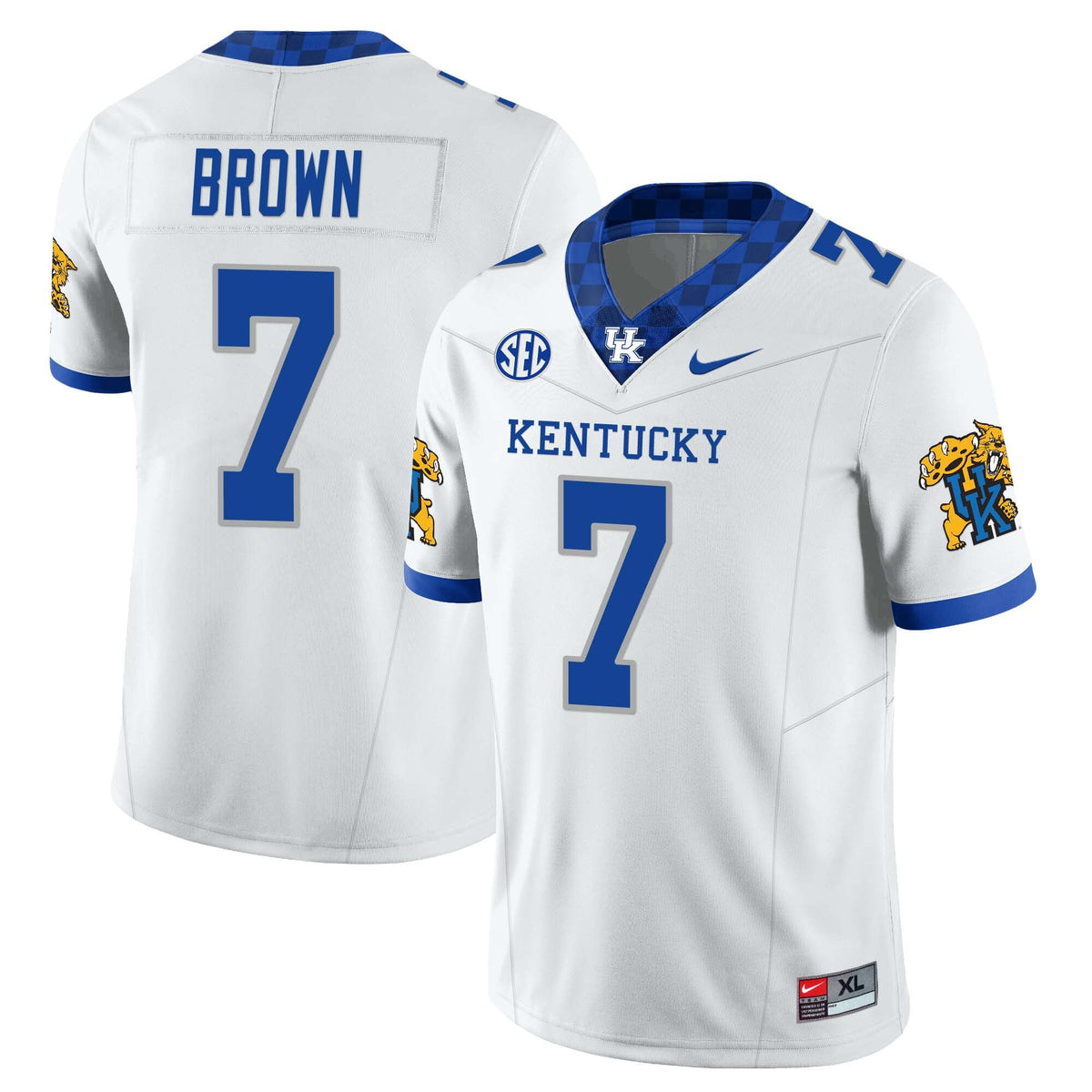 Men’s Kentucky Wildcats Football Jersey – All Stitched