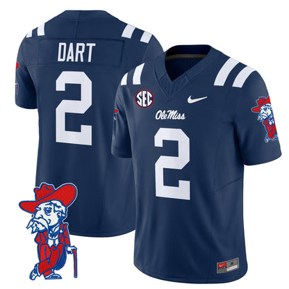 Men's Ole Miss Rebels 2024 Vapor Limited Jersey V2 - All Stitched