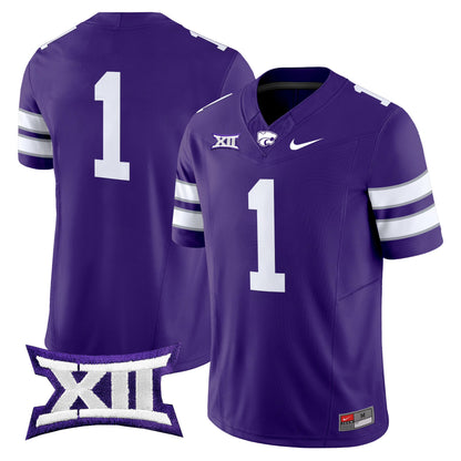 Men's Kansas State Wildcats 2025 Vapor Limited Jersey - All Stitched