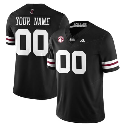 Custom Mississippi State Football "Darkness" Limited Jersey - All Stitched