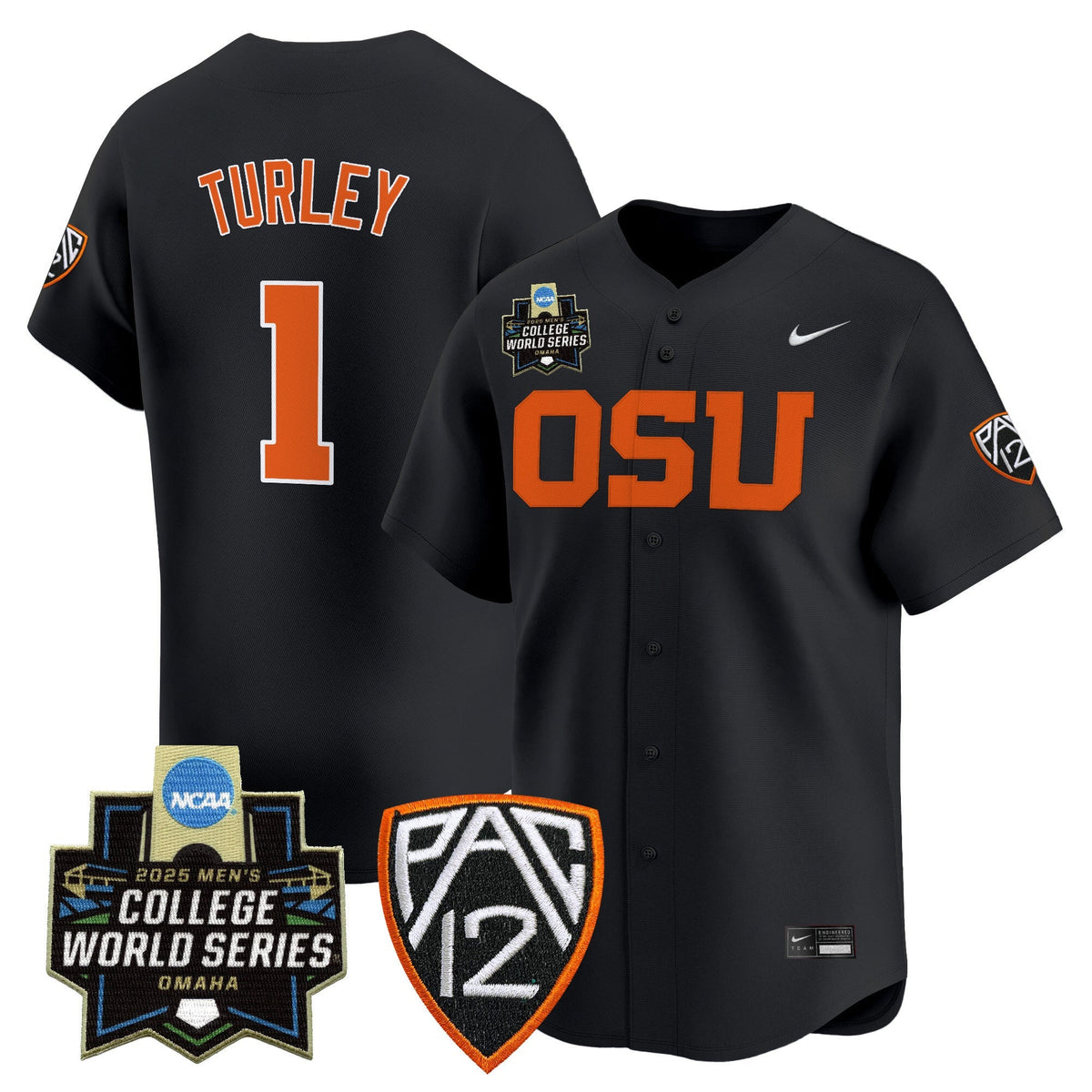 Youth's Oregon State Beavers 2025 World Series Vapor Premier Limited Jersey - All Stitched