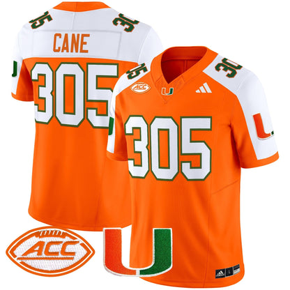 Men's Miami Hurricanes 2025 Vapor Limited Jersey - All Stitched