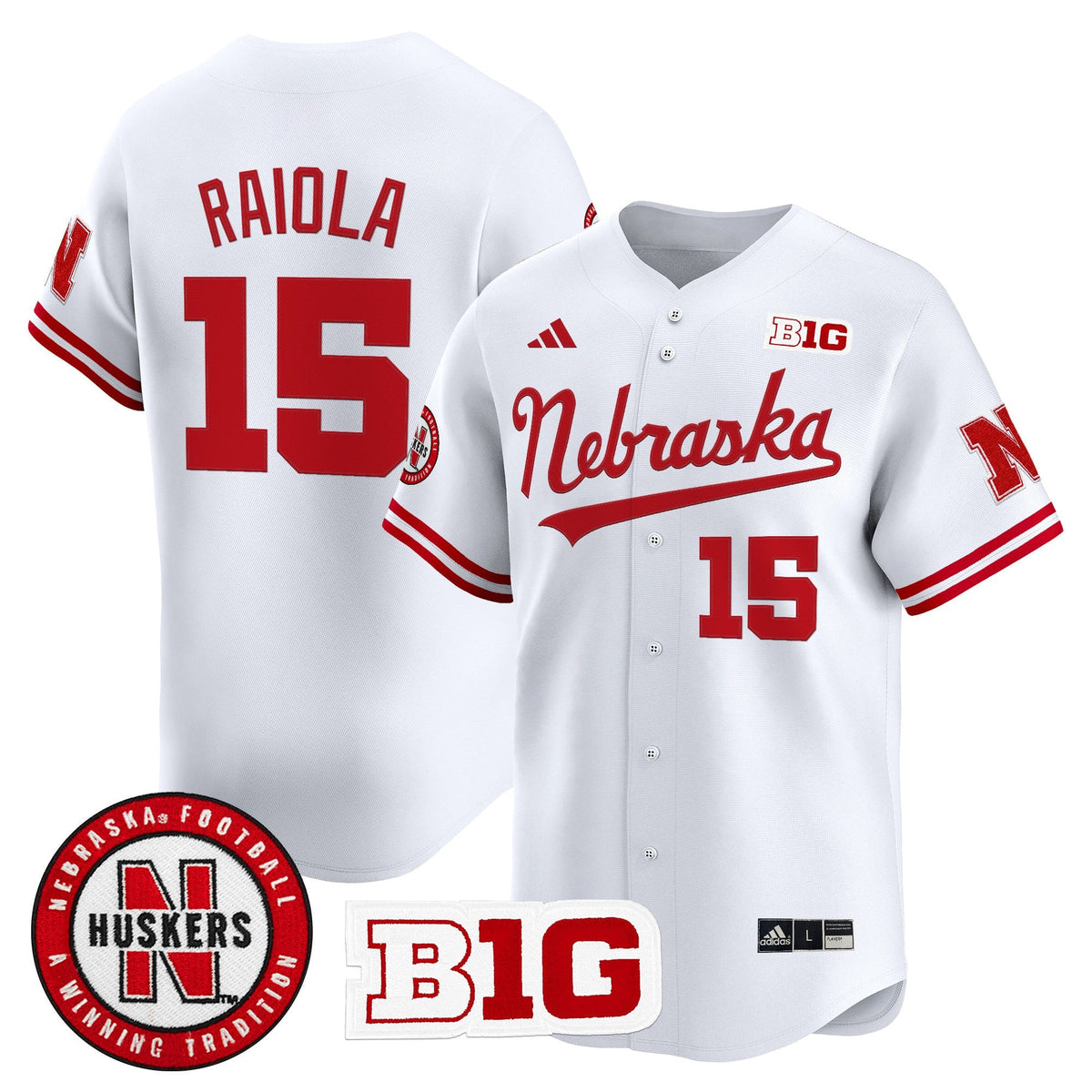 Men's Nebraska Cornhuskers 2025 Vapor Baseball Jersey - All Stitched