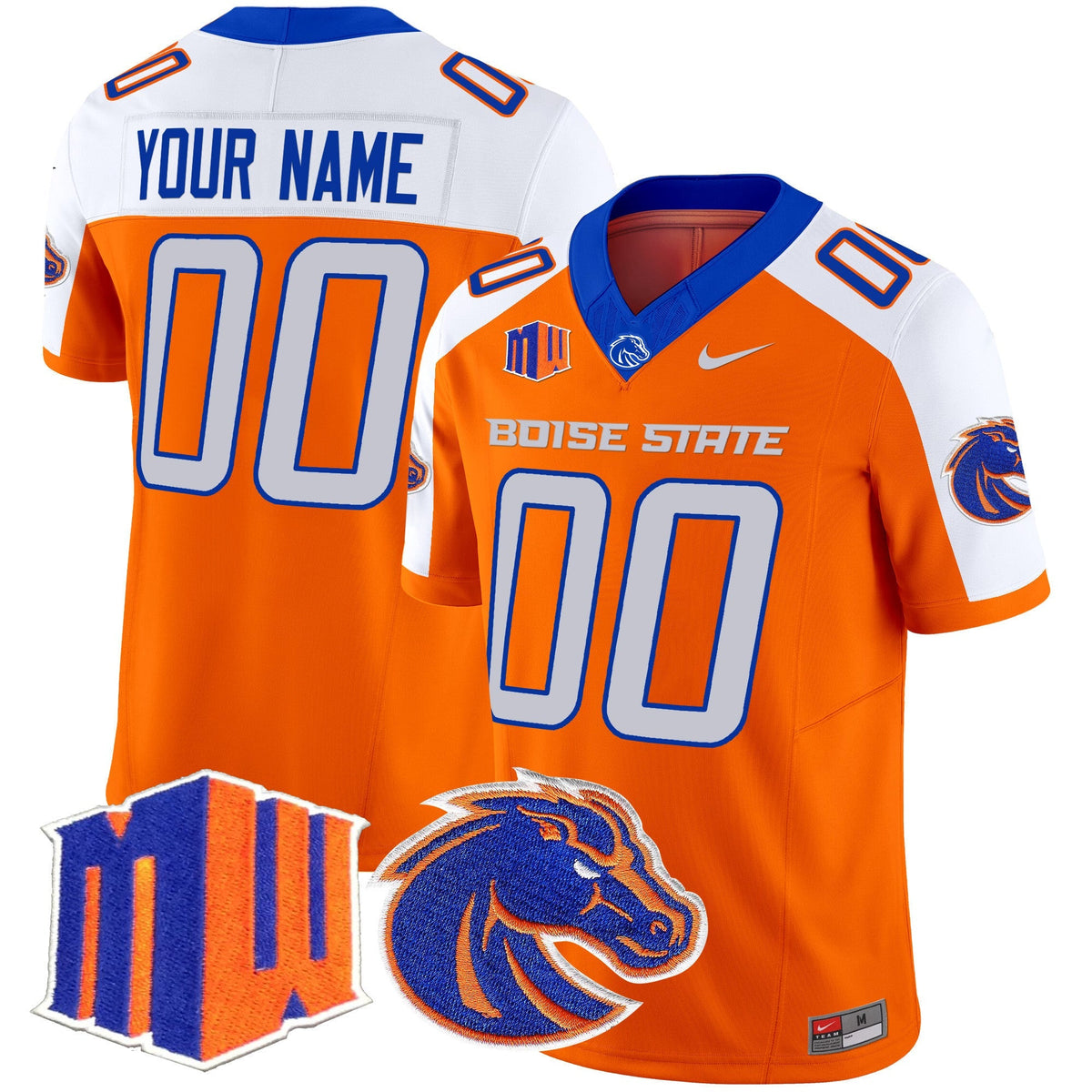Boise State Broncos 2025 Vapor Limited Custom Jersey - All Stitched