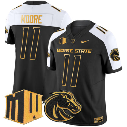 Men's Boise State Broncos 2024 Gold Vapor Limited Jersey - All Stitched
