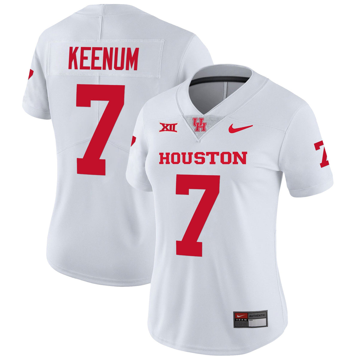 Women's Houston Cougars Oilers Inspired Vapor Jersey V4 - All Stitched