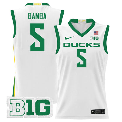 Men's Oregon Ducks 2024 Lightweight Basketball Jersey - All Stitched