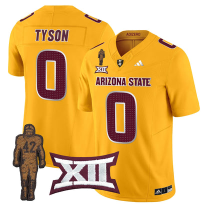 Men's Arizona State Sun Devils 2024 Pat Tillman Honoring Patch Vapor Limited Jersey V2 - All Stitched