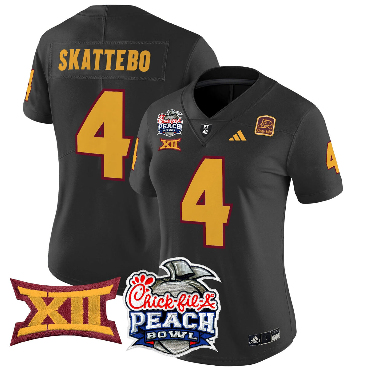 Women's Arizona State Sun Devils 2025 Peach Bowl Vapor Limited Jersey - All Stitched