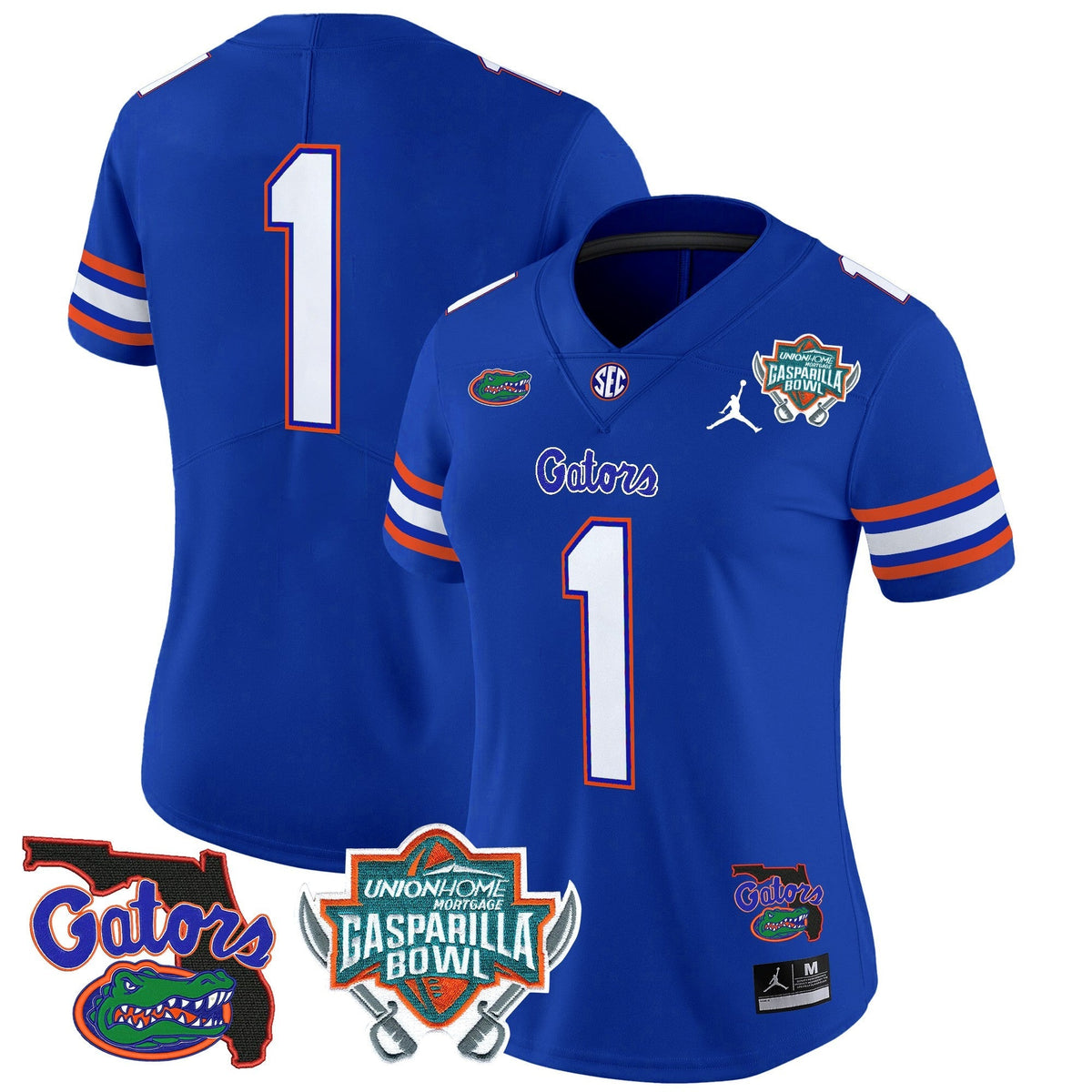 Women's Florida Gators 2025 Gasparilla Bowl Patch Vapor Limited Jersey - All Stitched